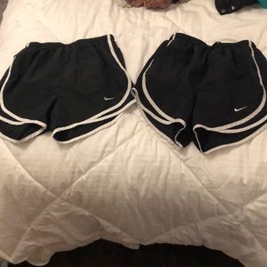 Black and white Dri-Fit Nike shorts